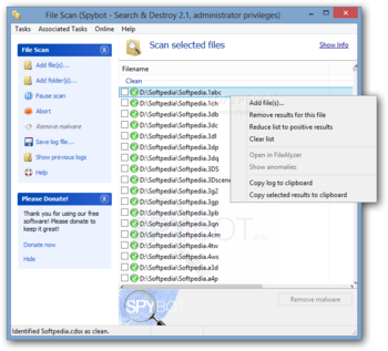 SpyBot - Search & Destroy screenshot 4