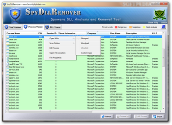 SpyDLLRemover Portable screenshot 2