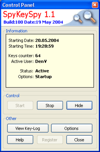 SpyKeySpy screenshot