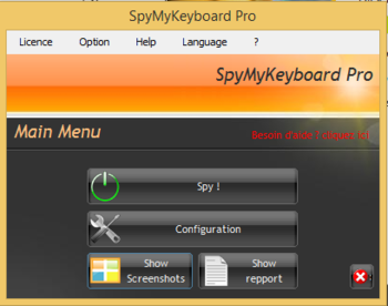 SpyMyKeyboard Pro screenshot