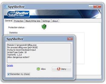 SpyShelter screenshot 2