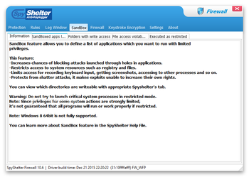 SpyShelter Firewall screenshot 4