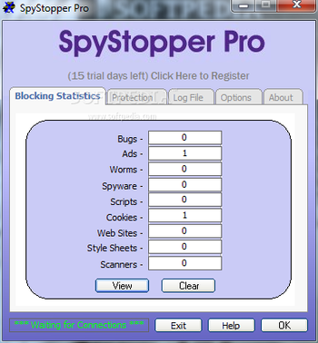 SpyStopper Pro screenshot