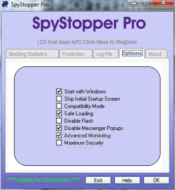 SpyStopper Pro screenshot 3