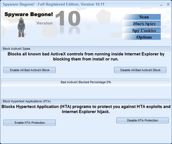 Spyware Begone screenshot 3