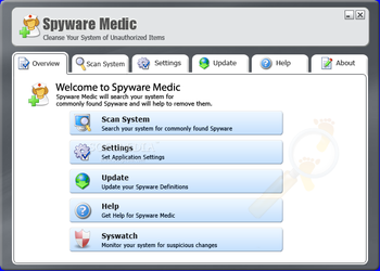 Spyware Medic screenshot
