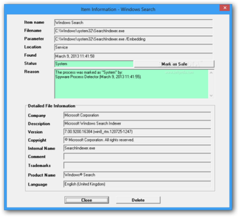 Spyware Process Detector screenshot 5