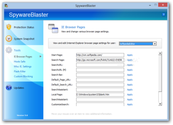 SpywareBlaster screenshot 10