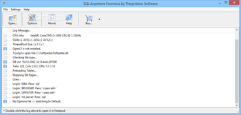 SQL Anywhere Forensics screenshot
