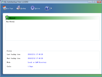 SQL Autobackup Pro screenshot