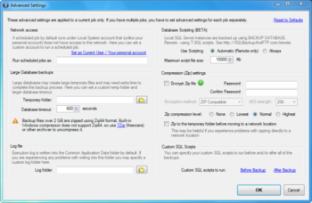 SQL Backup and FTP screenshot 4
