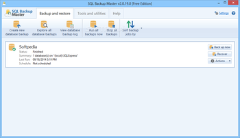 SQL Backup Master screenshot