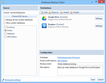 SQL Backup Master screenshot 2