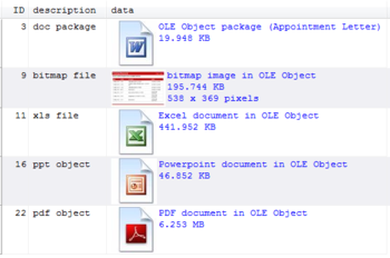 SQL Blob Viewer screenshot