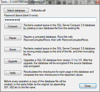 SQL CE Database Editor screenshot 3