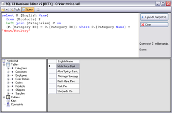 SQL CE Database Editor screenshot 4