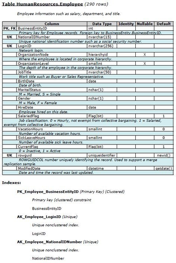 SQL Data Dictionary screenshot 10