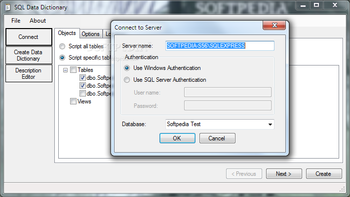 SQL Data Dictionary screenshot 2