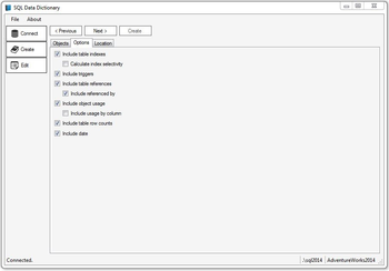 SQL Data Dictionary screenshot 9