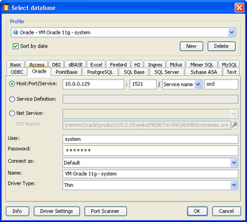 SQL Developer screenshot 2
