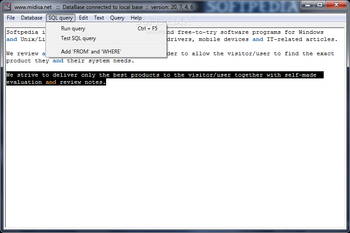 SQL Editor screenshot 3