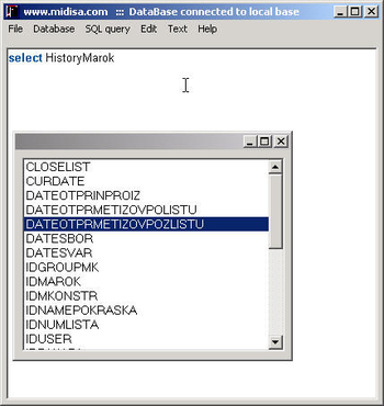 SQL Editor screenshot