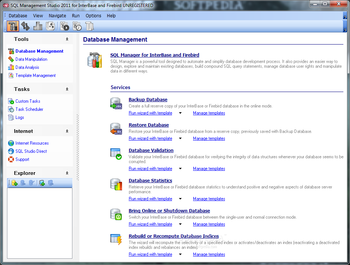 SQL Management Studio 2011 for InterBase and Firebird screenshot