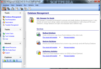 SQL Management Studio for Oracle screenshot