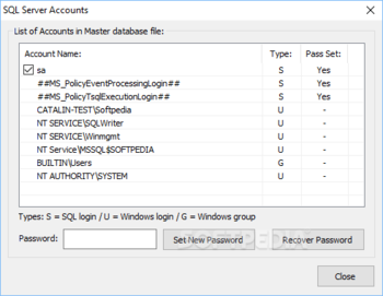 SQL Password Bypasser screenshot 3