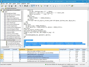SQL Query Tool  screenshot