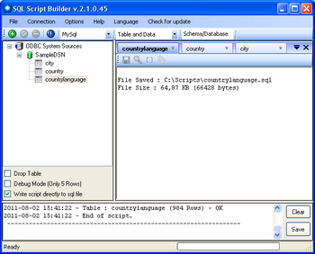 SQL Script Builder screenshot 3