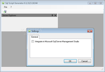 SQL Script Generator screenshot
