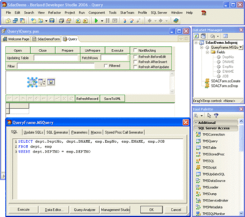 SQL Server Data Access Components for Delphi 7 screenshot