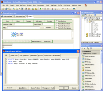 SQL Server Data Access Components for RAD Studio XE2 screenshot