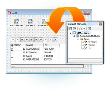 SQL Server Data Access Components RAD Studio XE screenshot
