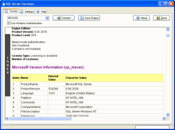 SQL Server Surveyor screenshot 3