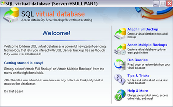 SQL Virtual Database screenshot