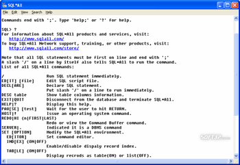 SQL*All screenshot 2