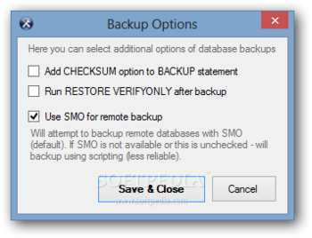 SQLBackupAndFTP screenshot 9