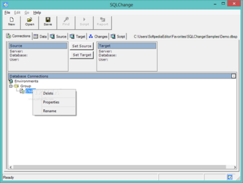 SQLChange screenshot