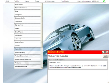 SQLCMS (formerly AJAXCMSCreator) screenshot