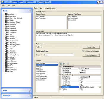 SQLCMS (formerly AJAXCMSCreator) screenshot 4