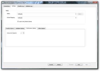 SQLData Express for Informix to MySQL screenshot 2