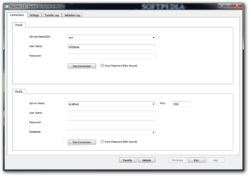 SQLData Express for Oracle to MySQL screenshot