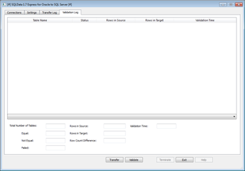 SQLData Express for Oracle to SQL Server screenshot