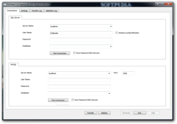 SQLData Express for SQL Server to MySQL screenshot