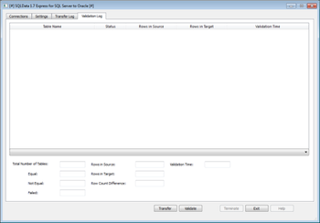SQLData Express for SQL Server to Oracle screenshot