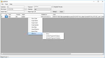 SqlDbAid screenshot