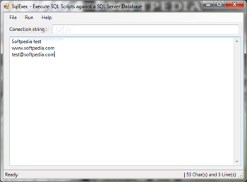 SqlExec screenshot 2