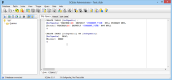 SQLite Administrator screenshot